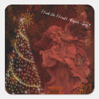 Sticker Carré Hark Harold Angels Sing-Sticker
