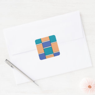 Sticker Carré Harmonie des couleurs