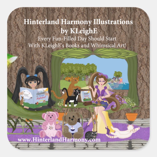 Sticker Carré Harmonie Hinterland (Devant)