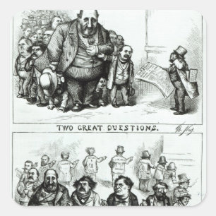 Sticker Carré Harper's Weekly'