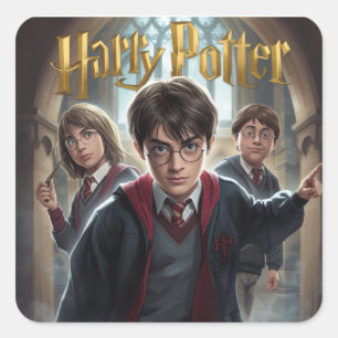 Sticker Carré harry potter