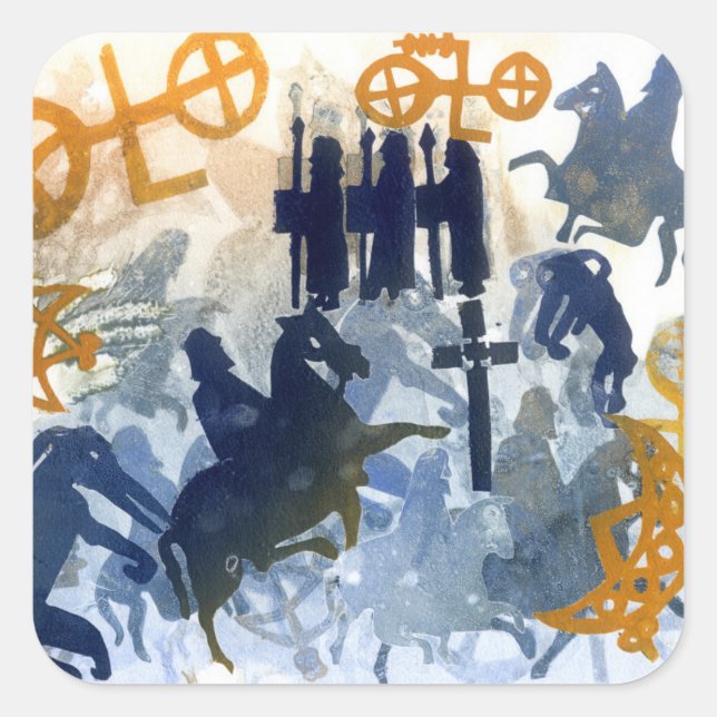 Sticker Carré Harvest FEstival (Devant)