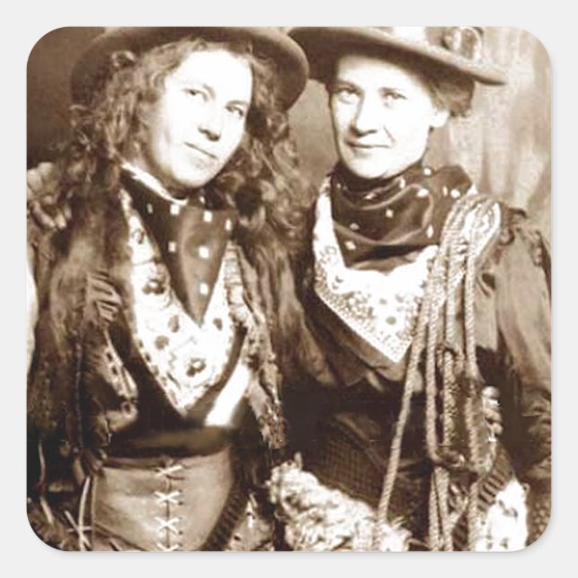 Sticker Carré Hausse de la mode occidentale (Devant)