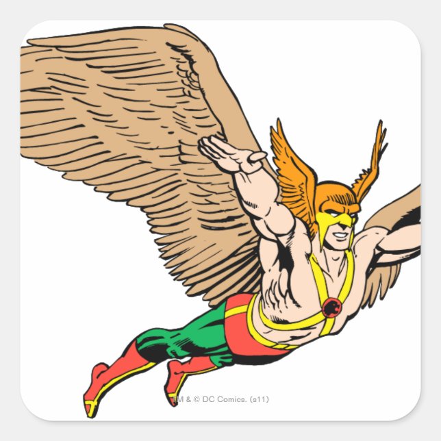 Sticker Carré Hawkman (Devant)