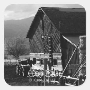 Sticker Carré Hay Barn