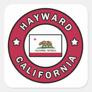Sticker Carré Hayward Californie