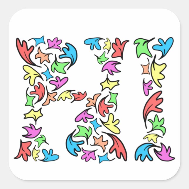 Sticker Carré Heartstopper feuille hi design très attrayant  (Devant)