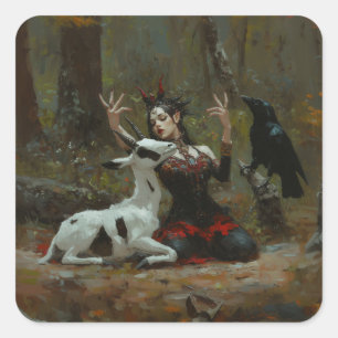 Sticker Carré Heathen