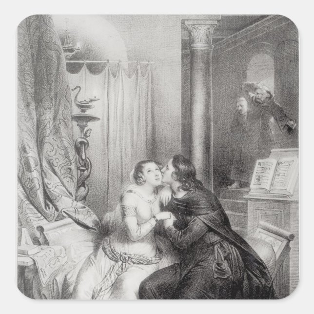 Sticker Carré Heloise et Abelard (Devant)