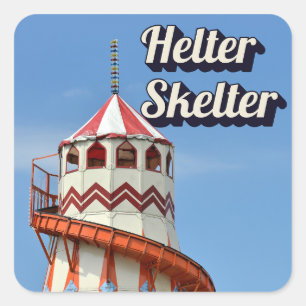 Sticker Carré Helter Skelter
