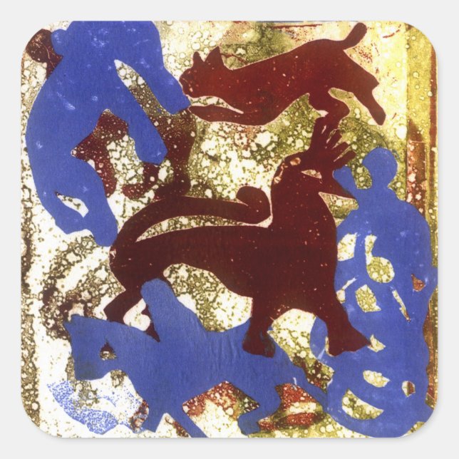 Sticker Carré Hen Party (Devant)