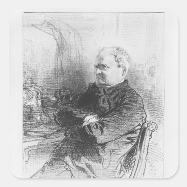 Sticker Carré Henri Bonaventure Monnier (Devant)