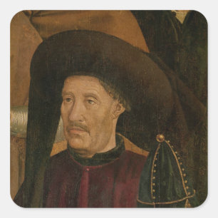 Sticker Carré Henri le détail du Navigateur du Polyptych