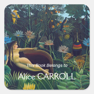 Sticker Carré Henri Rousseau - Le Rêve / Le Reve