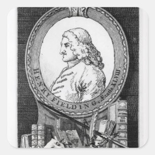 Sticker Carré Henry Fielding à l'âge de quarante-huit ans