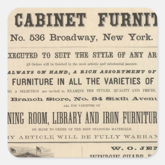 Sticker Carré Henry Stoney (Devant)