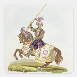 Sticker Carré Henry VIII, roi d'Angleterre (1491-1547) 1525, de