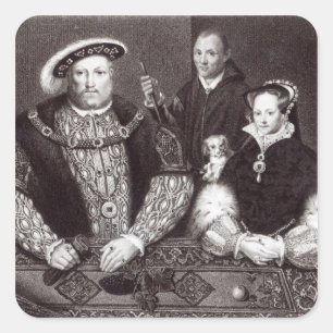 Sticker Carré Henry VIII, sa fille la reine Mary