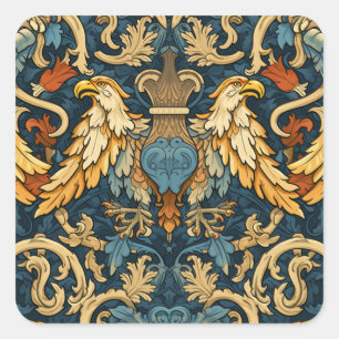 Sticker Carré héraldique de la Renaissance