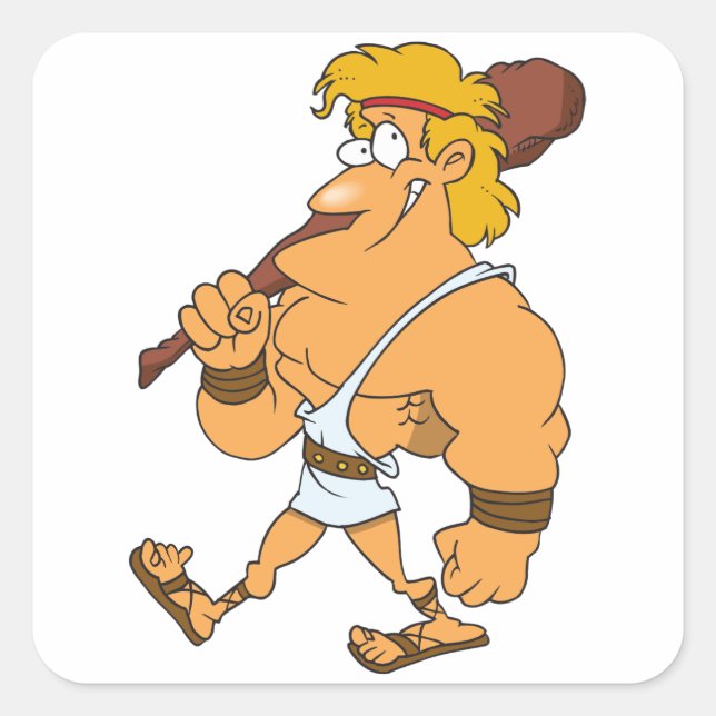 Sticker Carré Hercules (Devant)