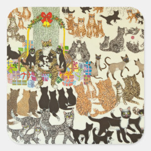 Sticker Carré Heure actuelle 2012