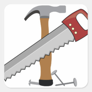 Sticker Carré Heure de l'outil