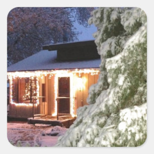 Sticker Carré High Sierra Holiday