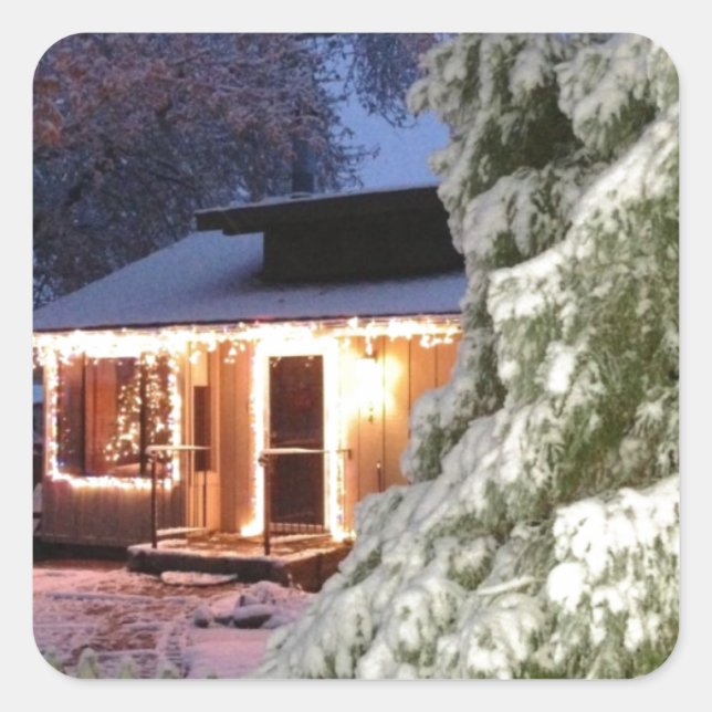 Sticker Carré High Sierra Holiday (Devant)