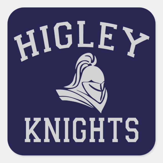 Sticker Carré Higley Knights (Devant)