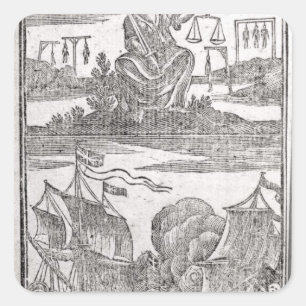 Sticker Carré Histoire et vie des plus célèbres