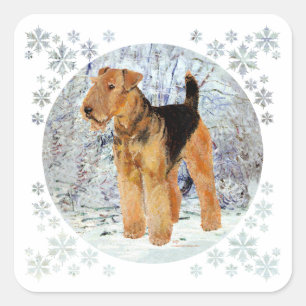 Sticker Carré hiver