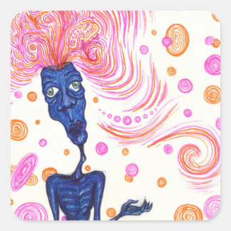 Sticker Carré hj, m