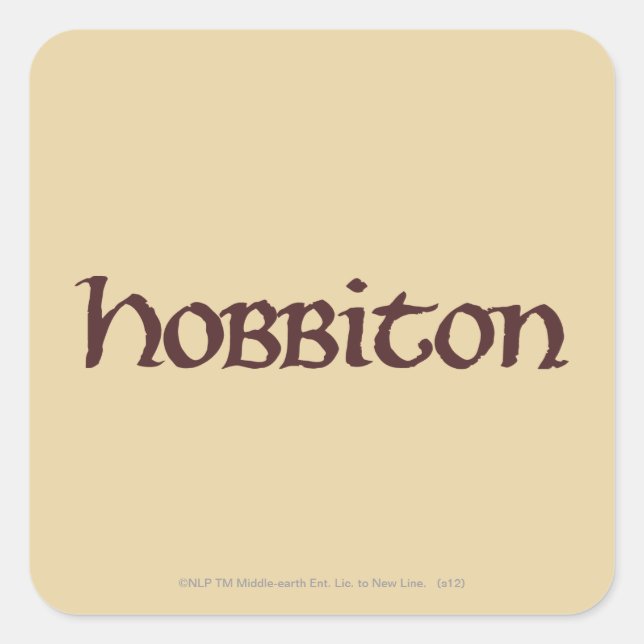 Sticker Carré HOBBITON™ Solide (Devant)