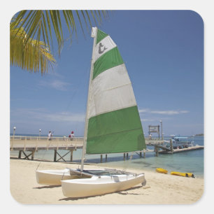 Sticker Carré Hobie Cat, Plantation Island Resort