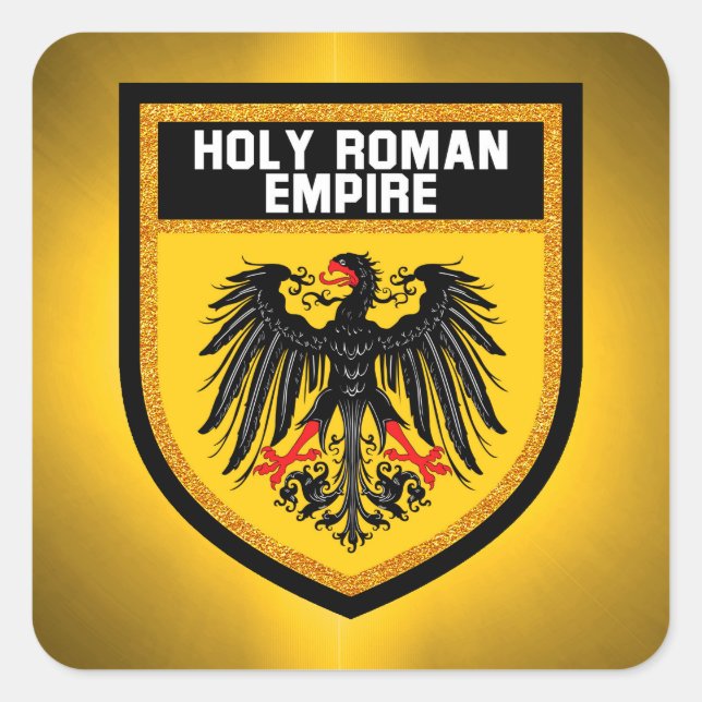 Sticker Carré Holy Roman Empire Flag (Devant)