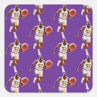 Sticker Carré Homme magique 33