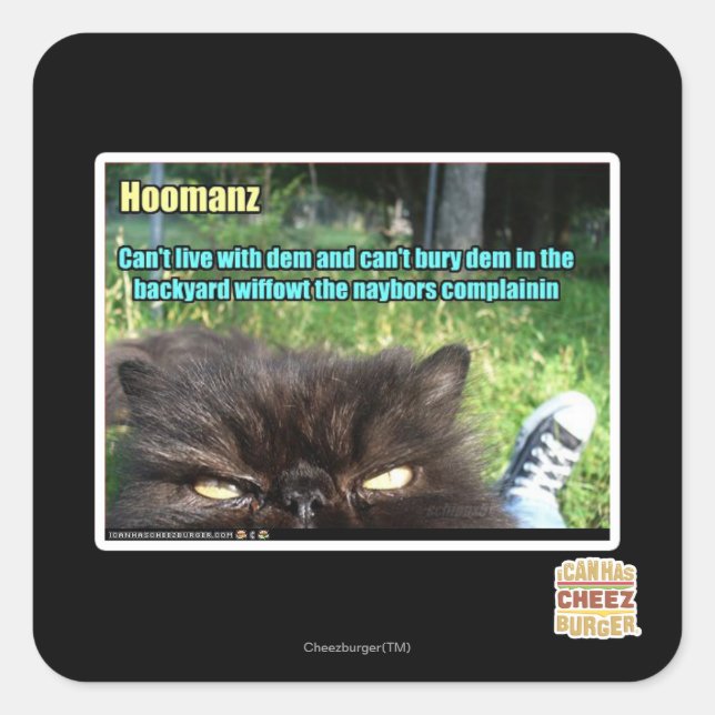 Sticker Carré Hoomanz (Devant)