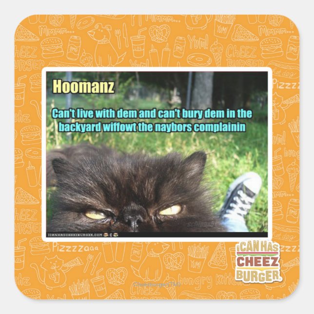 Sticker Carré Hoomanz (Devant)