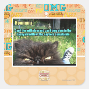 Sticker Carré Hoomanz