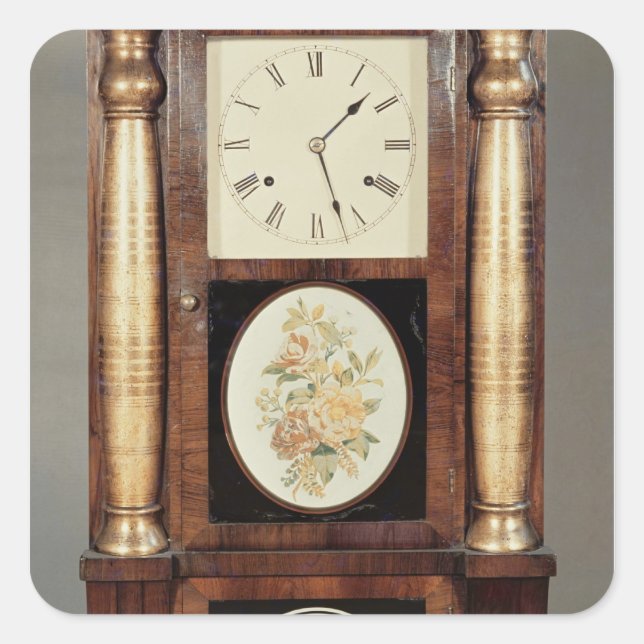 Sticker Carré Horloge à colonnes, c.1855 (Devant)