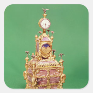 Sticker Carré Horloge de Cabinet, c.1766