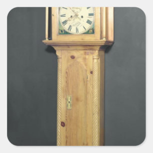Sticker Carré Horloge longue coque, avec peinture émaillée