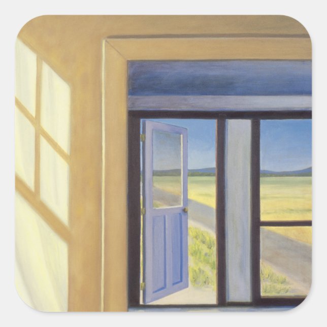 Sticker Carré Hors de la boîte (Devant)