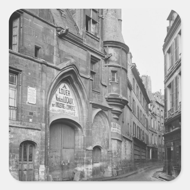 Sticker Carré Hôtel de Sens, fin du XIXe siècle-début (Devant)