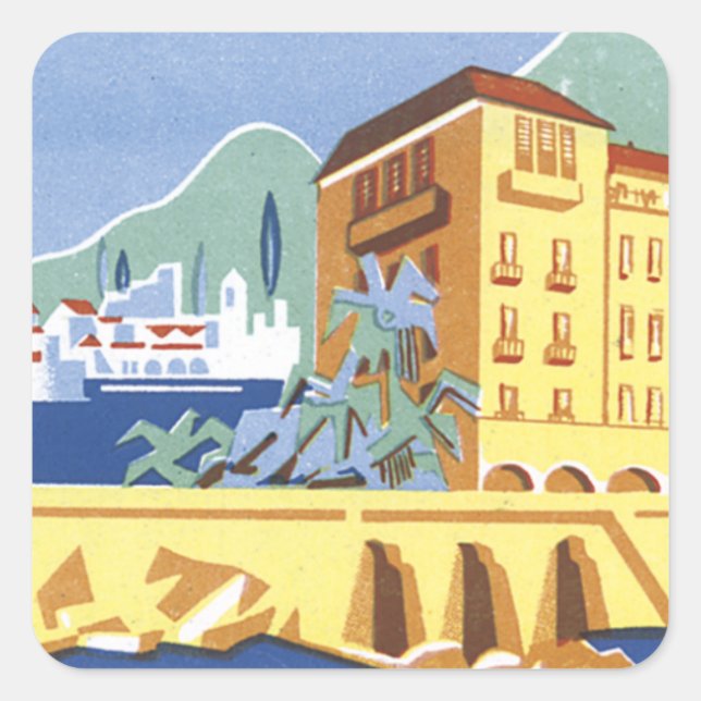 Sticker Carré Hotel Excelsior Dubrovnik (Devant)