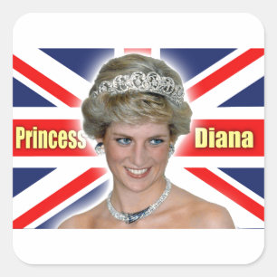 Sticker Carré HRH Princesse Diana Stunning !