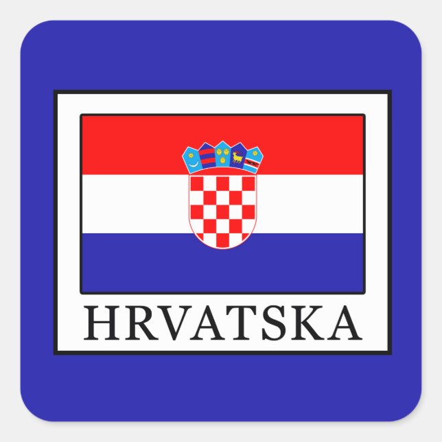 Sticker Carré Hrvatska (Devant)