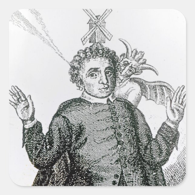 Sticker Carré Hugh Peter prédicateur de l'armée (Devant)