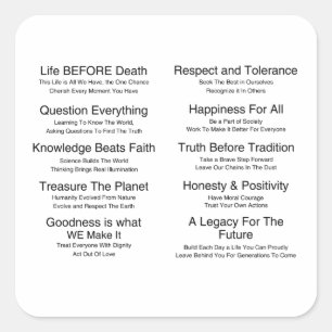 Sticker Carré Humandments