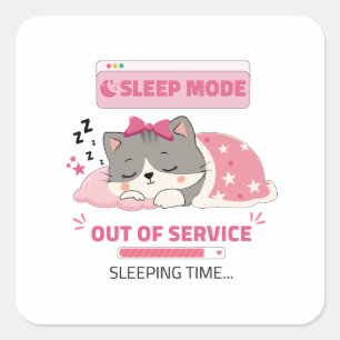 Sticker Carré humeur de sommeil